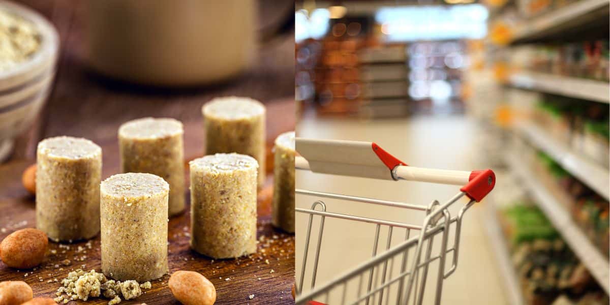 Paçoca e supermercado (Reprodução - Internet)
