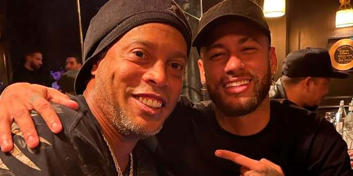 Ronaldinho E Neymar - Reprodução: Internet