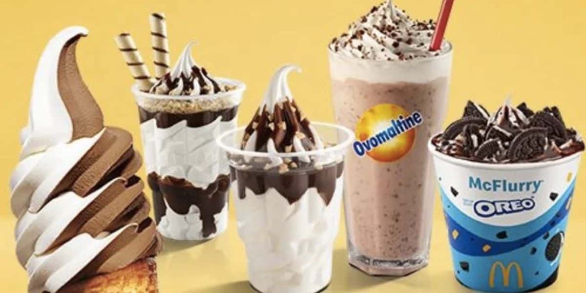 Sobremesas do McDonald's (Foto: Reprodução / Internet)