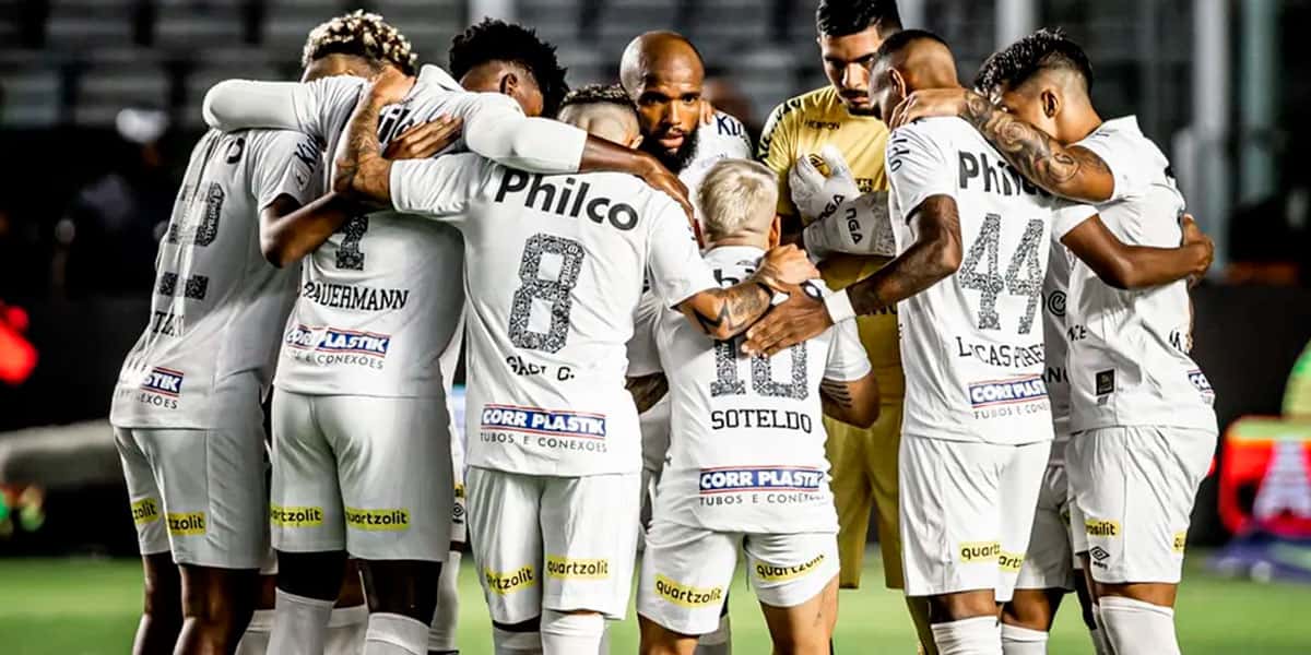 Time do Santos — Foto: Raul Baretta/ Santos FC