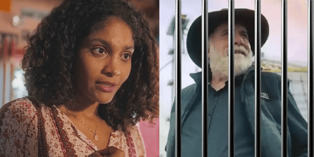 Terra e Paixão Aline e Antônio (Foto: Reprodução/Montagem/TV Foco)