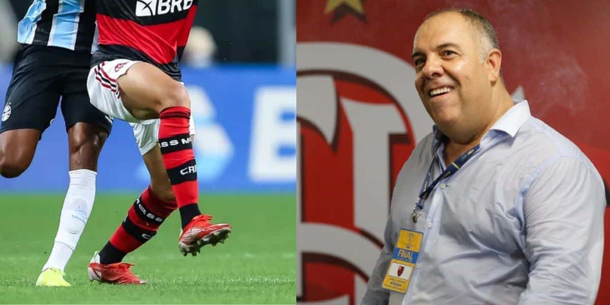 Vitor Gabriel ao lado de marcos Braz (Reprodução - Internet)