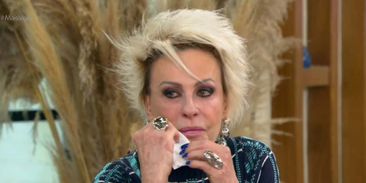 Ana Maria Braga se emocionou no "Mais Você" (Foto: Reprodução/TV Globo)