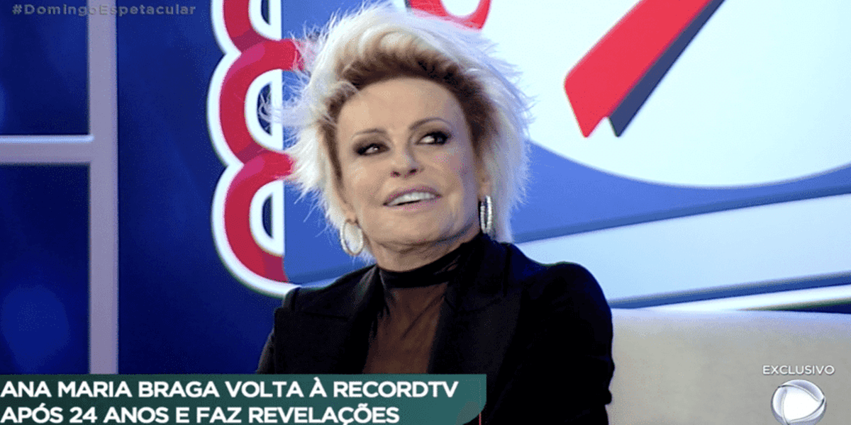 Ana Maria falou abertamente sobre demissão e salário na Record (Foto: Reprodução Internet)