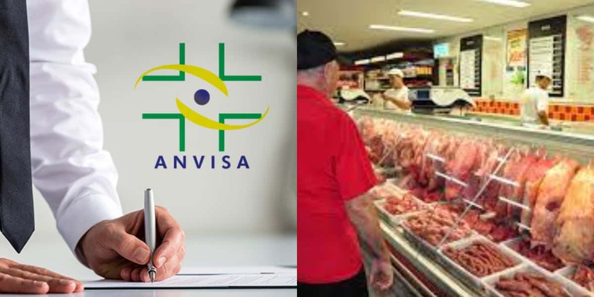 Anvisa e açougue (Foto: Reprodução / Internet)