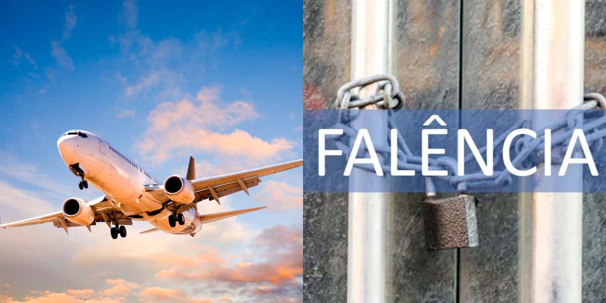 Companhia aérea brasileira tem sua falência decretada (Reprodução: Montagem TV Foco)