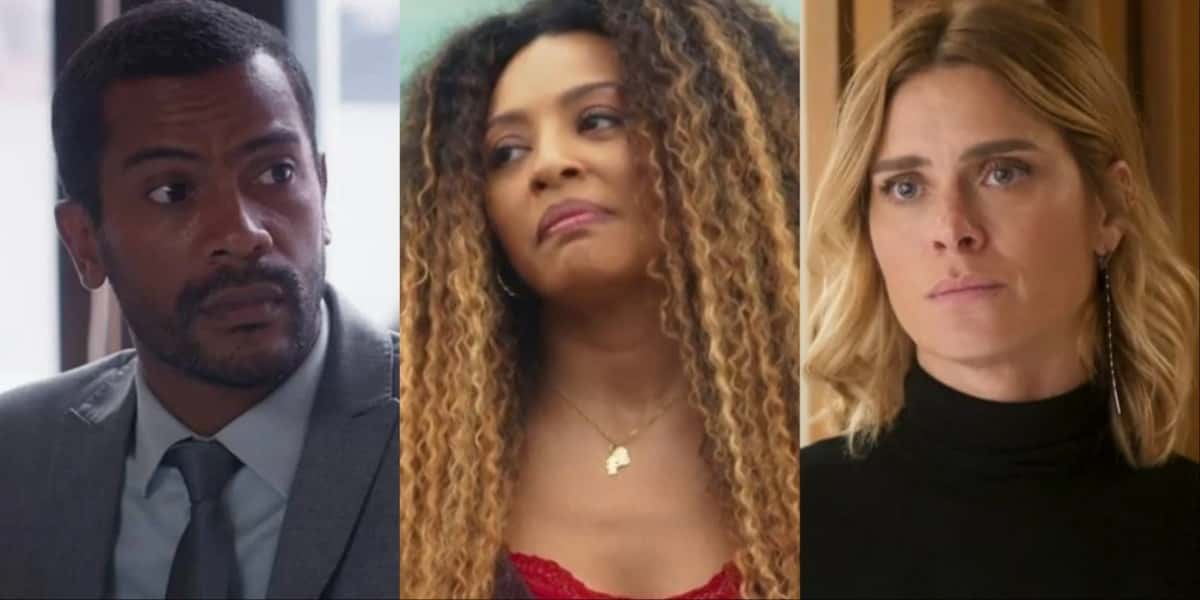 Em desfecho com Lumiar (Carolina Dieckmann), Ben (Samuel de Assis) surpreende Sol (Sheron Menezzes) em "Vai na Fé" (Foto: Reprodução/TV Globo)