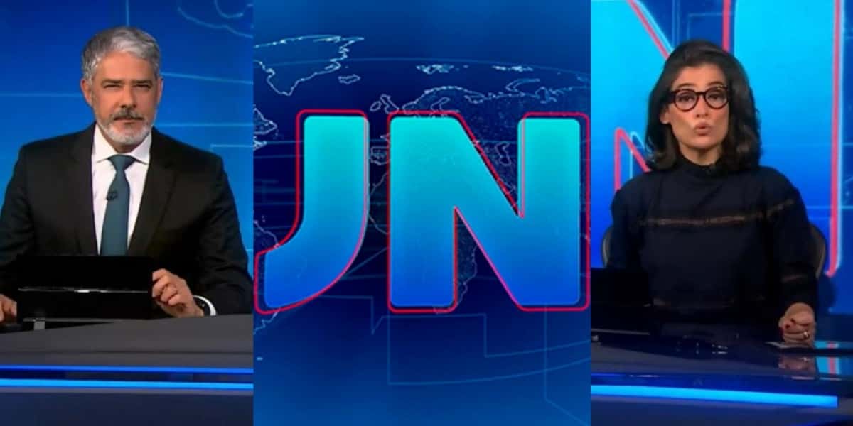 William Bonner e Renata Vasconcellos voltaram ao "Jornal Nacional" (Foto: Reprodução/TV Globo)