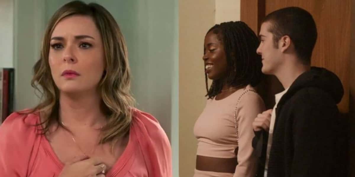 Clara (Regiane Alves) entrará em desespero com Rafa (Caio Manhente) em "Vai na Fé" (Foto: Reprodução/TV Globo)