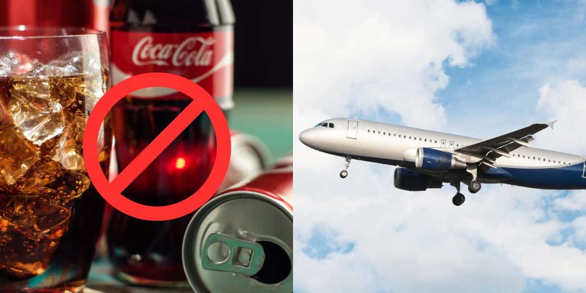 O porquê você não deve tomar Coca-Cola no avião. Foto: Reprodução/Internet