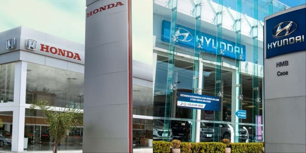 Montadoras tiraram modelos do Brasil (Foto: Divulgação/Honda/Hyundai)