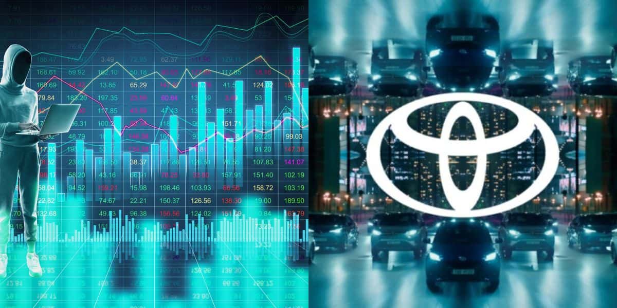 Investimento e logo da Toyota (Foto: Reprodução / Internet / Montagem TV Foco)