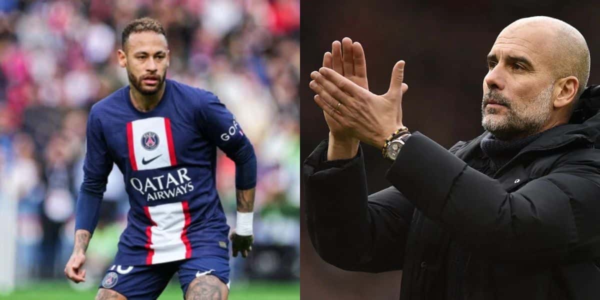 Neymar escolhido para substituir queridinho de Guardiola (Reprodução: Montagem TV Foco)