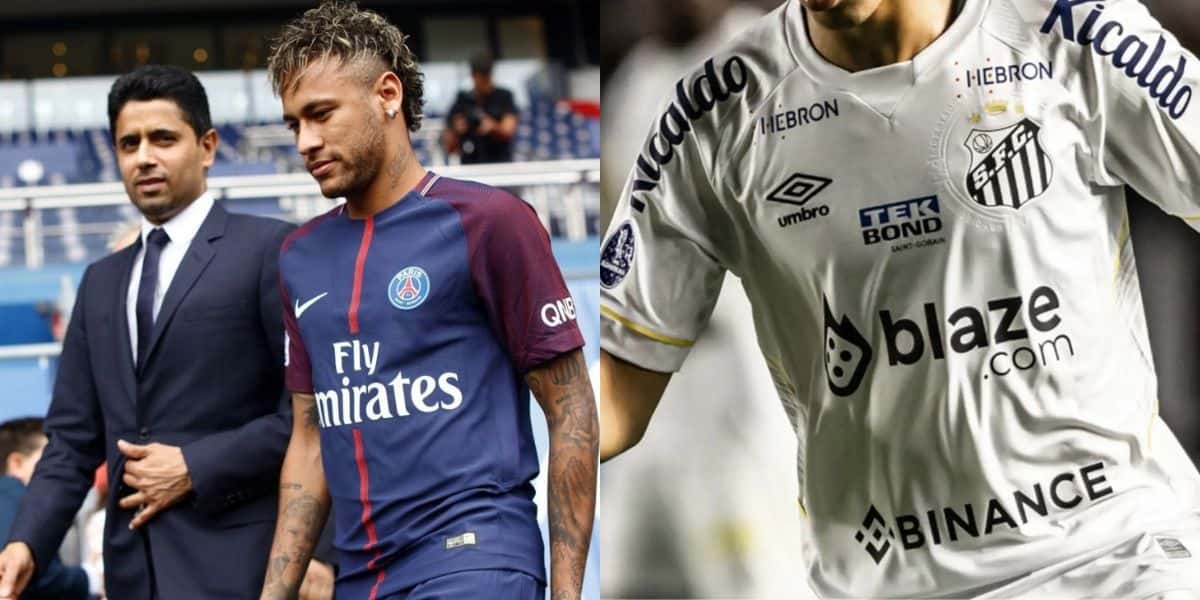 Presidente do PSG quer joia do Santos para jogar com Neymar (Reprodução: Montagem TV Foco)
