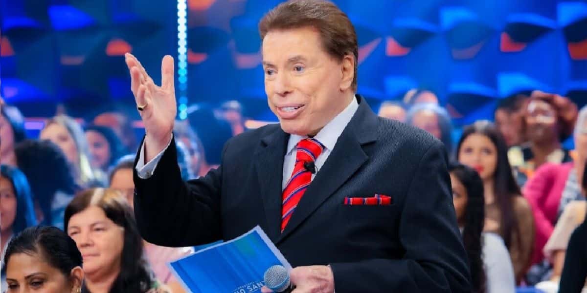Silvio Santos nos estúdios de seu programa (Reprodução: SBT)