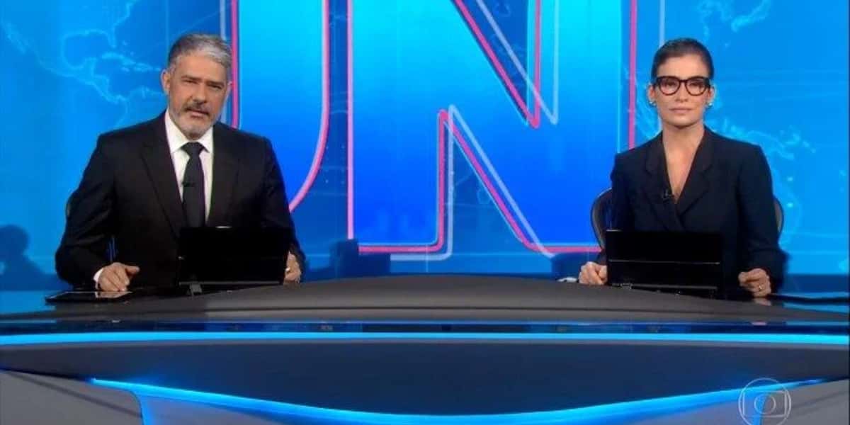 William Bonner e Renata Vasconcellos deram notícia triste no Jornal Nacional (Foto: Globo)