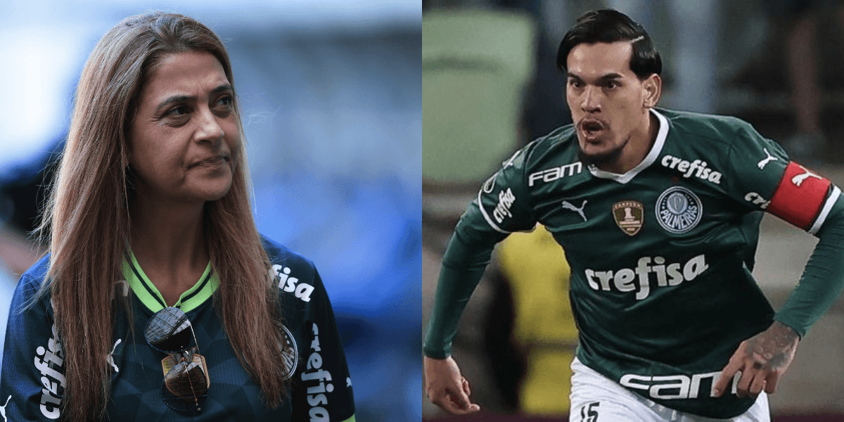 Leila Pereira contrata substituto para Gustavo Gómez por milhões (Reprodução/Montagem TV Foco)