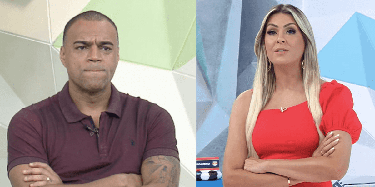 Denilson aceita convite do SBT e expõe briga com Renata Fan (Reprodução/Montagem TV Foco)