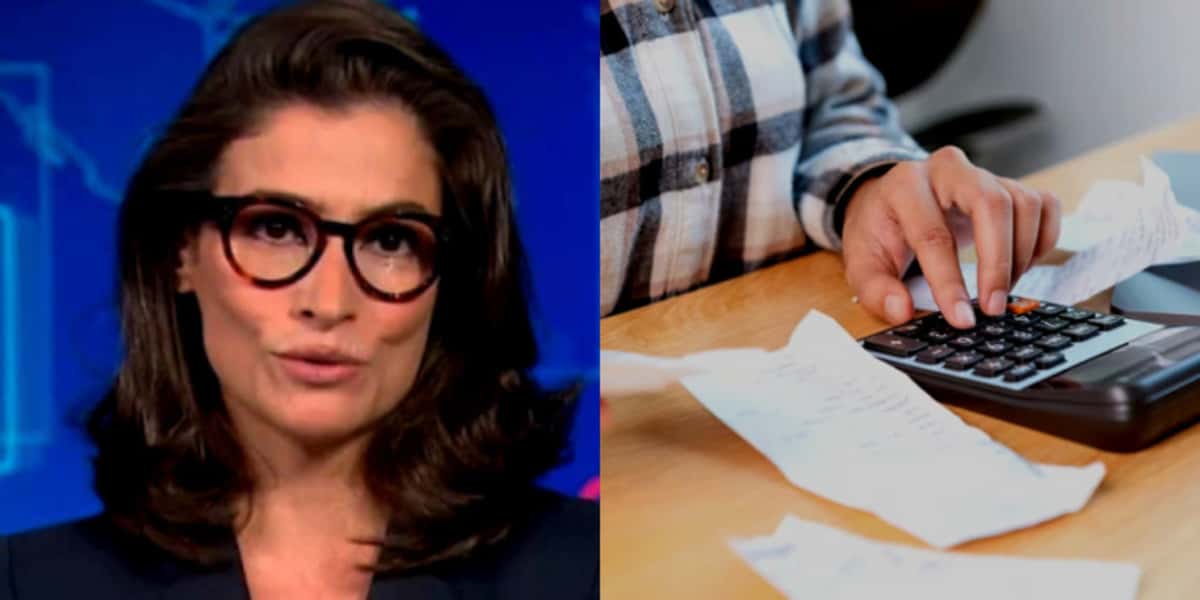 Renata Vasconcellos noticia uma informação animadora para milhares de endividados (Foto Reprodução/Montagem/Tv Foco)