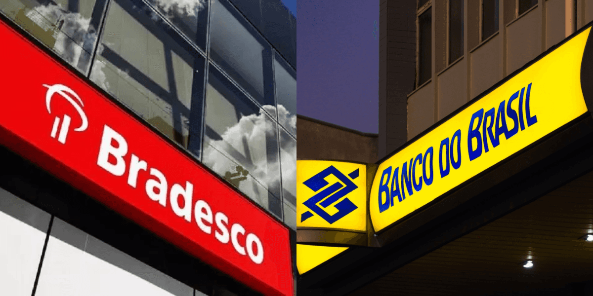 Bradesco e Banco do Brasil (Reprodução/Internet)