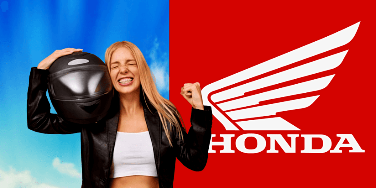 Motoqueiros entram em festa com novo lançamento da Honda (Foto Reprodução/Montagem/Tv Foco)