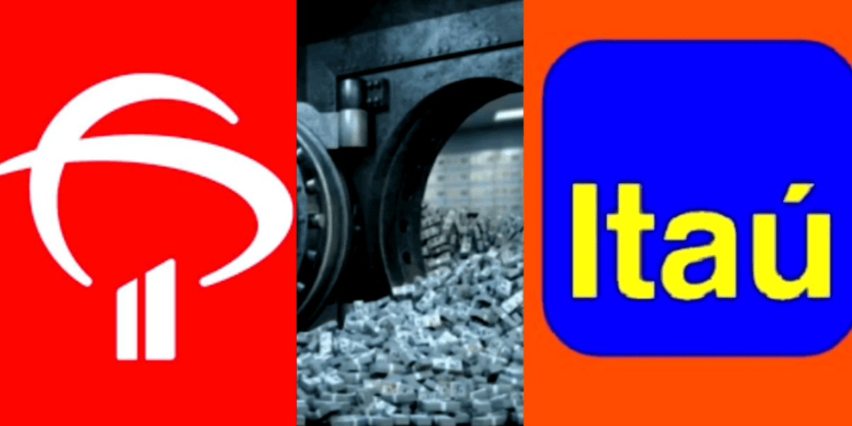 O estouro de cofres do banco Bradesco, para adquirir rival e aterrorizar o Itaú (Foto Reprodução/Montagem/Tv Foco)