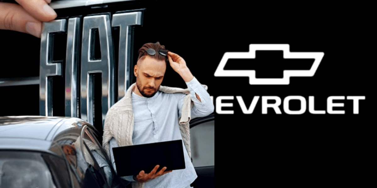 Carros da Fiat e Chevrolet estão em uma lista de extinção para 2024 (Foto Reprodução/Montagem/Tv Foco)