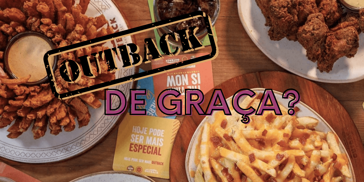 Comer de graça no Outback (Reprodução/Montagem TV Foco)