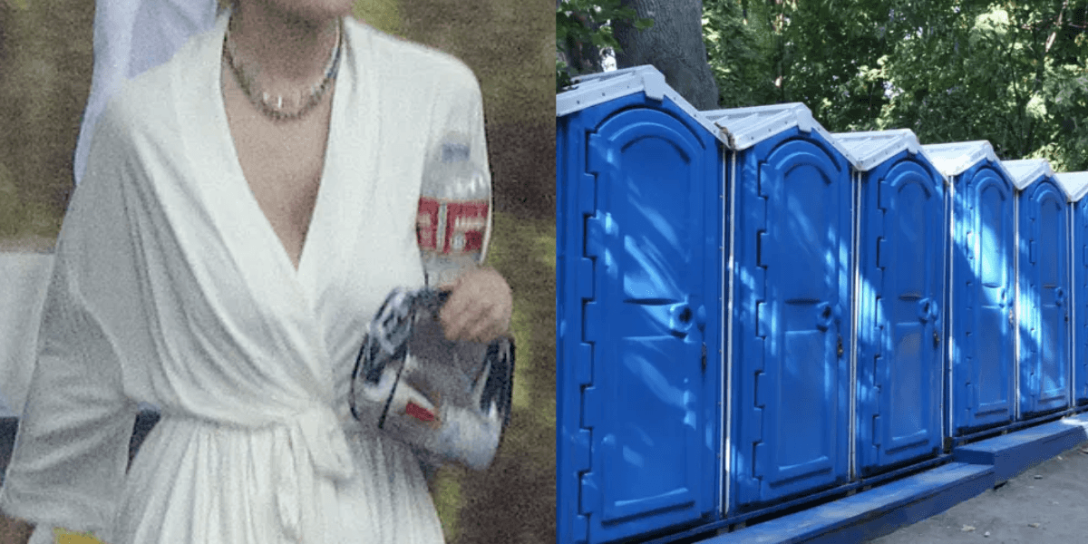 Atriz perde tudo e é flagrada tomando banho em banheiro público (Reprodução/Montagem TV Foco)