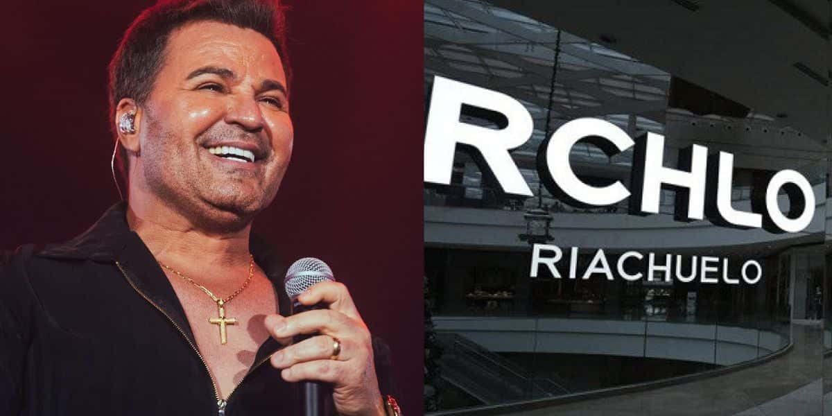 Eduardo Costa em show e fachada da Riachuelo (Fotos: Reproduções / Instagram / Internet)