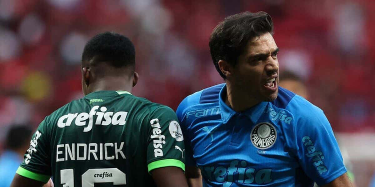 Endrick e Abel Ferreira (Reprodução - Internet)