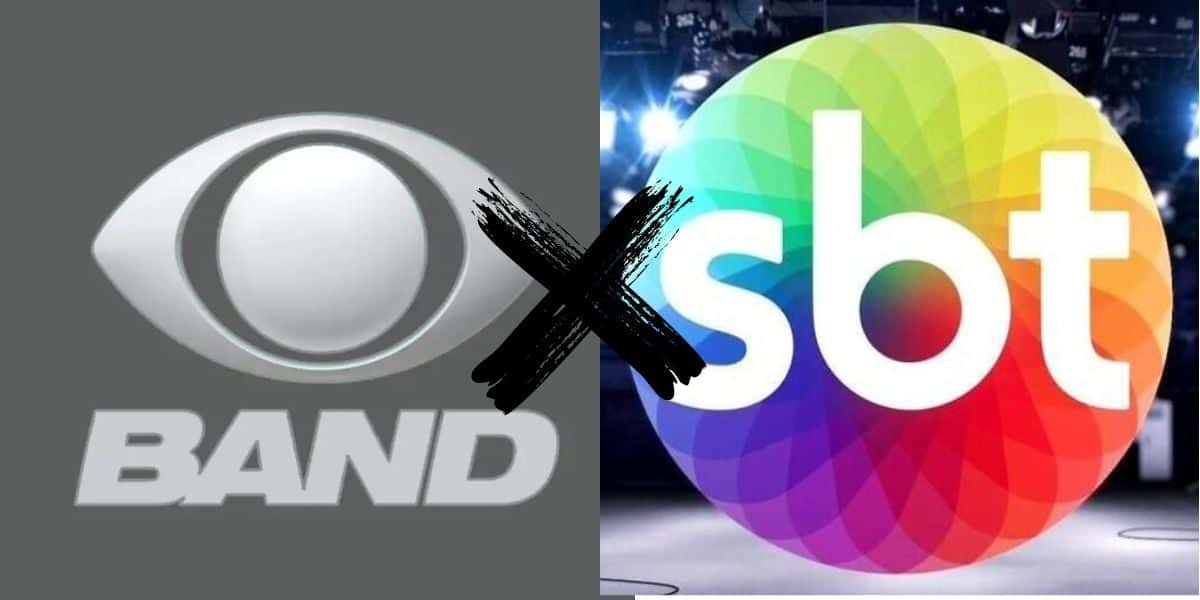 Logo da Band e do SBT - Foto Reprodução Internet