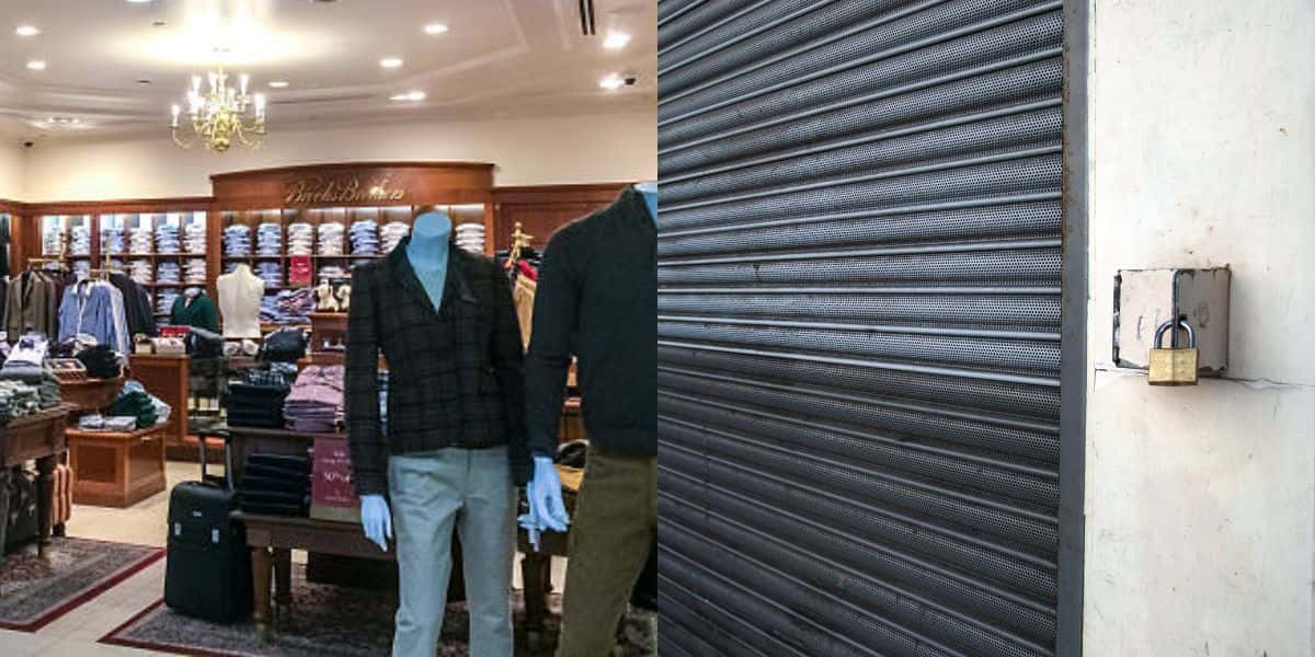 Loja de roupas gigante teve sua falência e retorno triunfal (Reprodução: Montagem TV Foco)