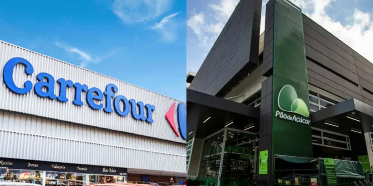 Varejistas lidam com grande concorrente (Foto: Divulgação/Carrefour/Grupo Pão de Açúcar)