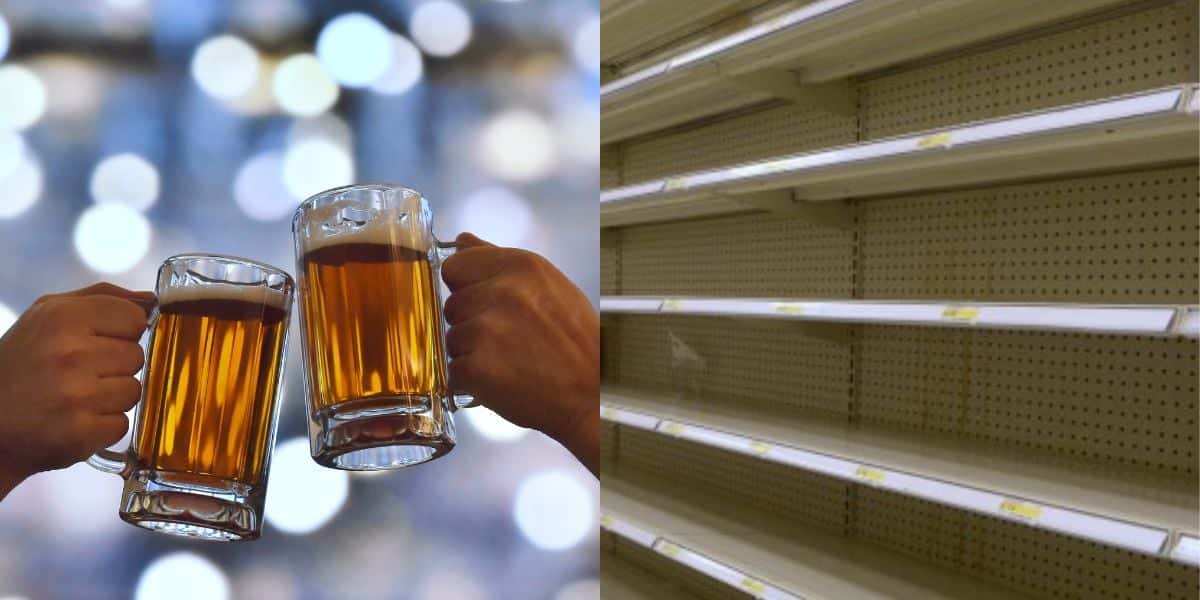 Seis cervejas arrancadas dos supermercados (Reprodução: Montagem TV Foco)