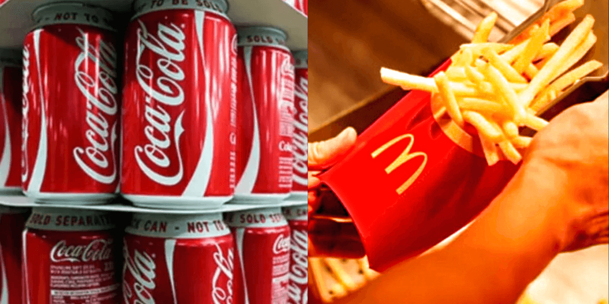 Coca-Cola e McDonald's tem entrada proibida em países (Foto: Internet)
