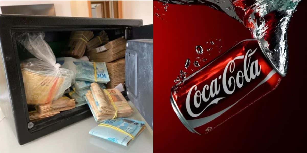 Estouro de cofres e Coca-Cola (Foto: Reprodução / Internet)