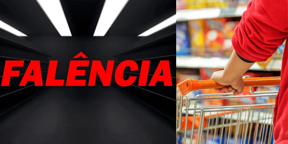 O triste dia em que rede de mercado fechou as portas (Foto: Reprodução/ Internet)