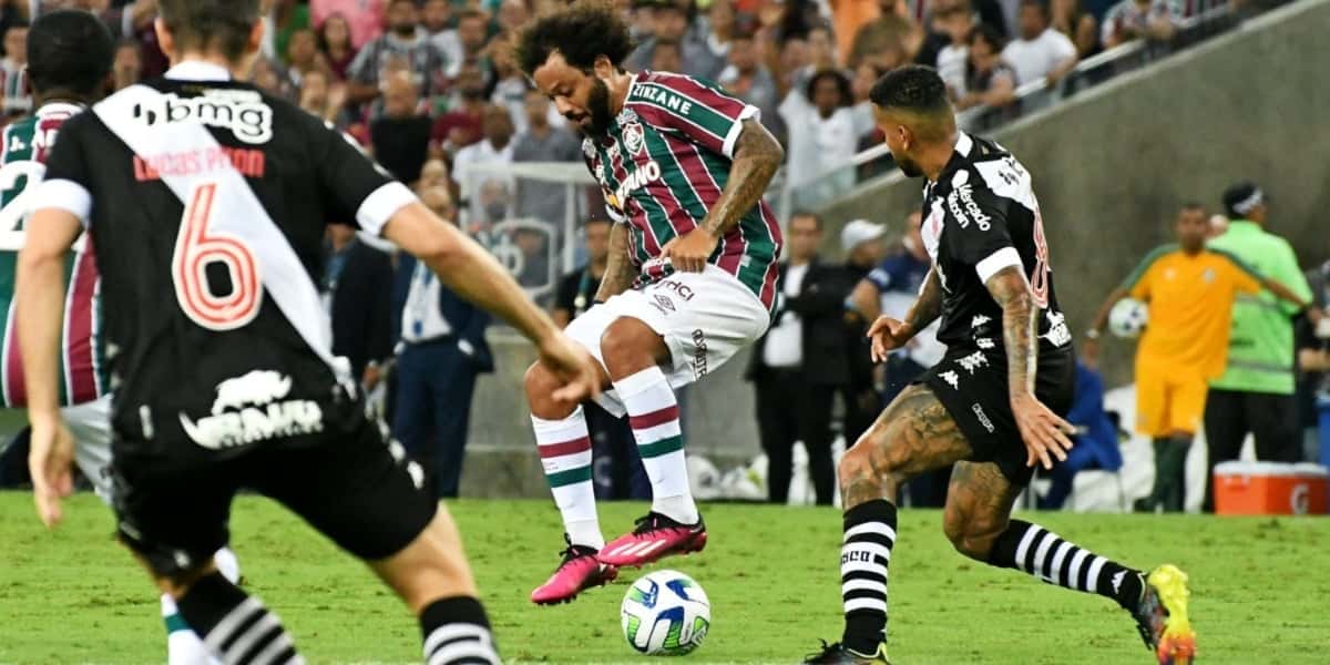 Fluminense e Vasco em campo - Foto: Reprodução/Internet