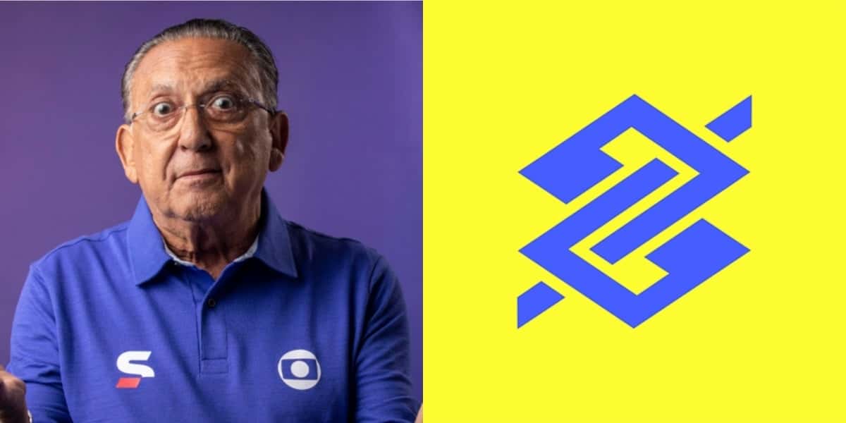 Galvão Bueno tem dívida com instituição (Foto: Divulgação/TV Globo/Banco do Brasil)