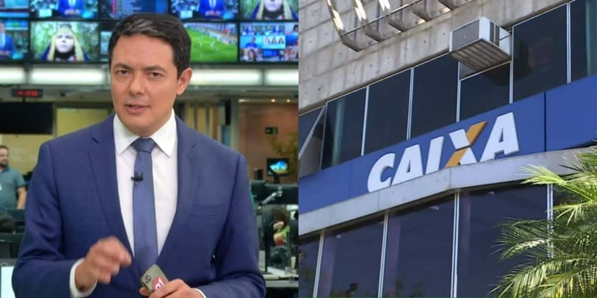 Alan Severiano deu notícia sobre a Caixa no "Jornal Hoje" (Foto: Reprodução/TV Globo)