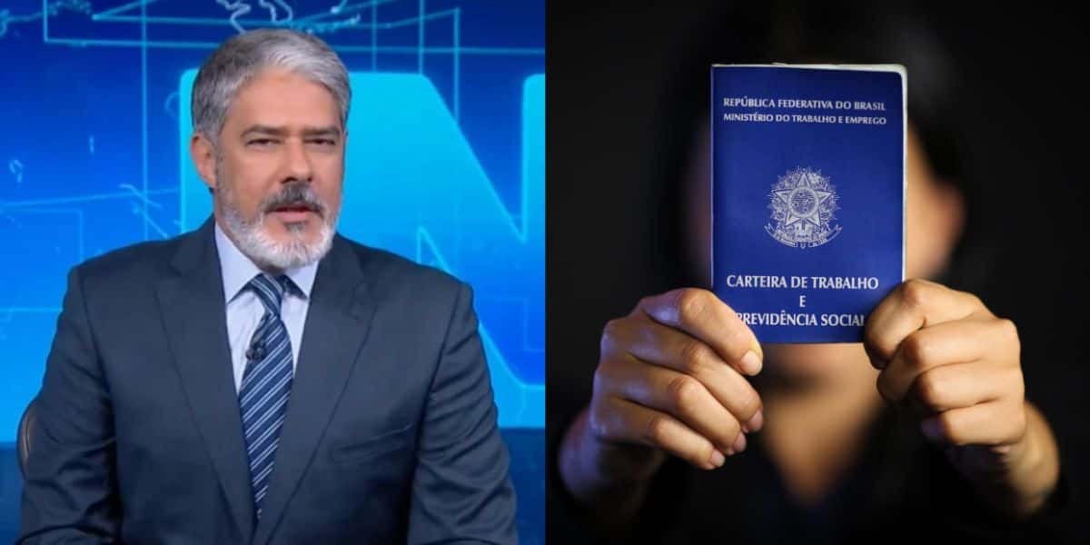 William Bonner deu notícia no Jornal Nacional (Foto: Reprodução / Montagem TV Foco)