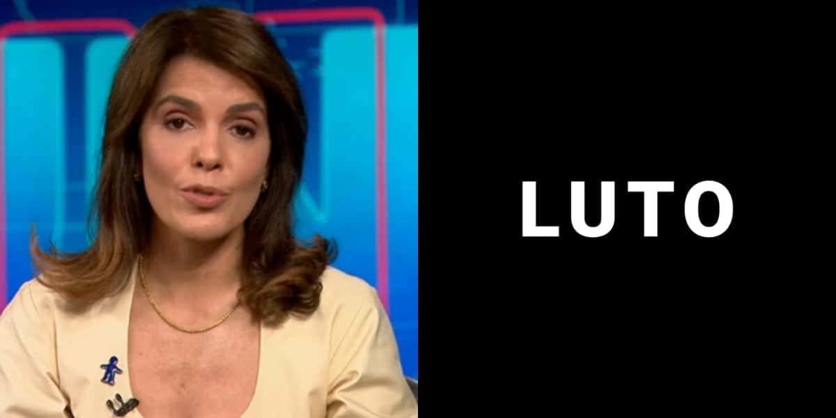 Mariana Gross noticiou morte no "Jornal Nacional" (Foto: Reprodução/TV Globo)