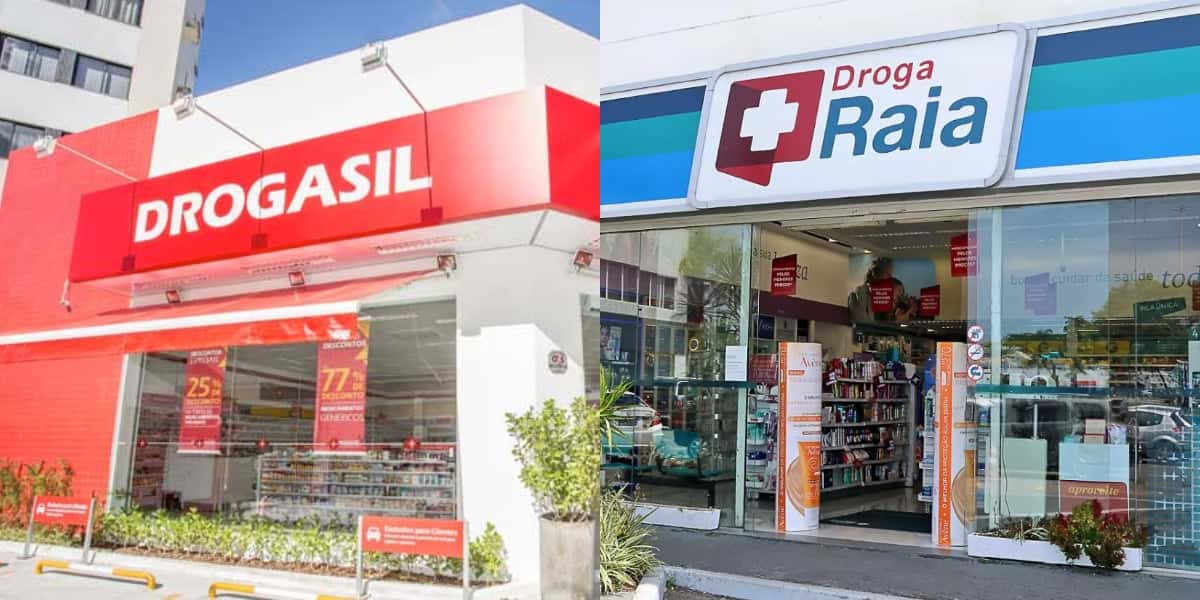 Droga Raia e Drogasil (Fotos: Divulgação)