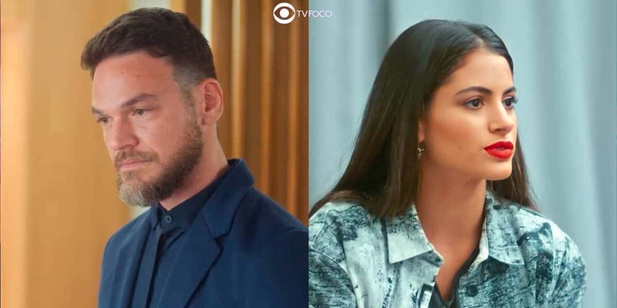 Theo e Érika em Vai na Fé (Foto: Reprodução / Globo / Montagem TV Foco)