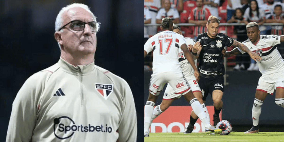 Desprezado por Dorival, estrela do São Paulo confirma saída (Reprodução/Montagem TV Foco)