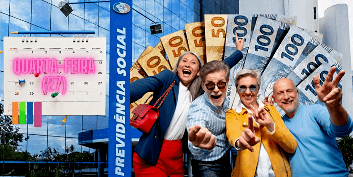 INSS realiza pagamentos de mais de R$1300,00 para milhares de brasileiros, nesta quarta-feira (27) (Foto Reprodução/Montagem/Tv Foco)