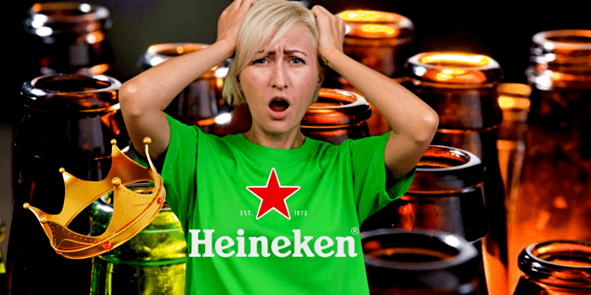 Heineken perdeu espaço em ranking até mesmo para cerveja desconhecida (Foto Reprodução/Montagem/Tv Foco)