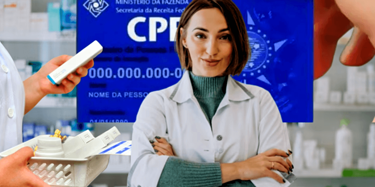 Alerta máximo é dado para cidadãos que costumam fornecer o CPF na hora de pagar suas compras na farmácia (Foto Reprodução/Montagem/Tv Foco)