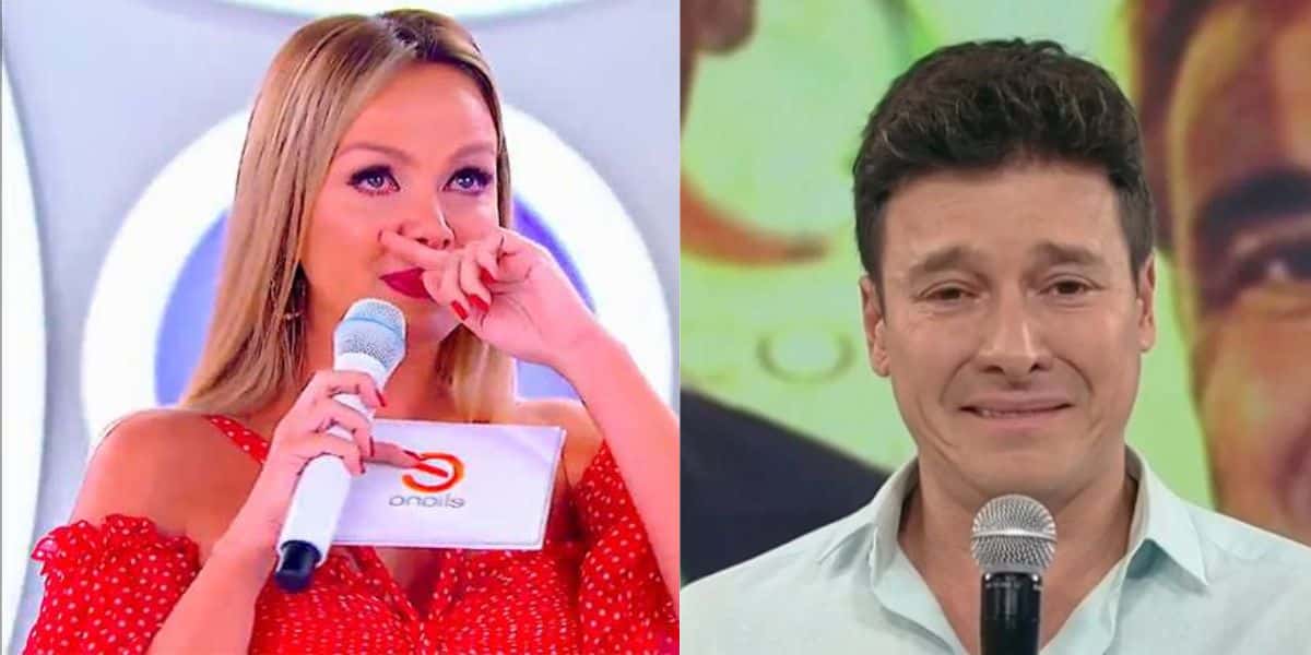 Eliana e Rodrigo Faro chorando - Foto Reprodução Internet